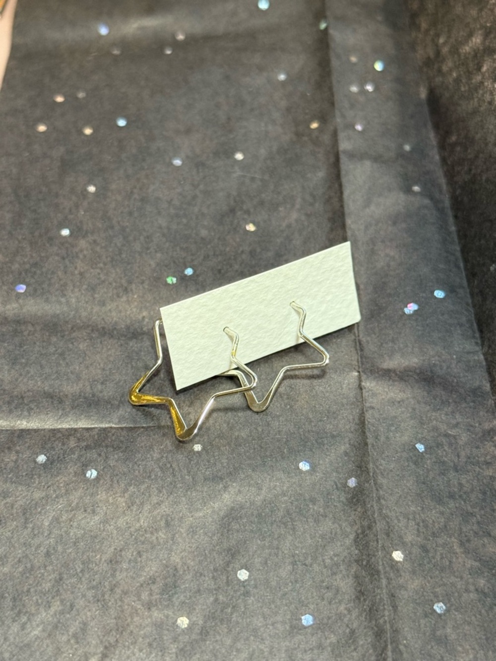 Brandy Melville Silver Star Earrings John Galt